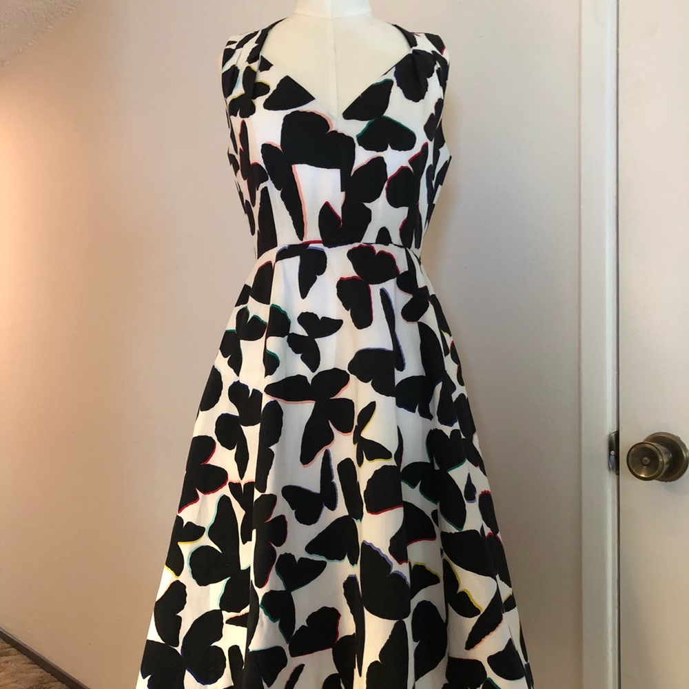 Butterfly Fit and Flare dress